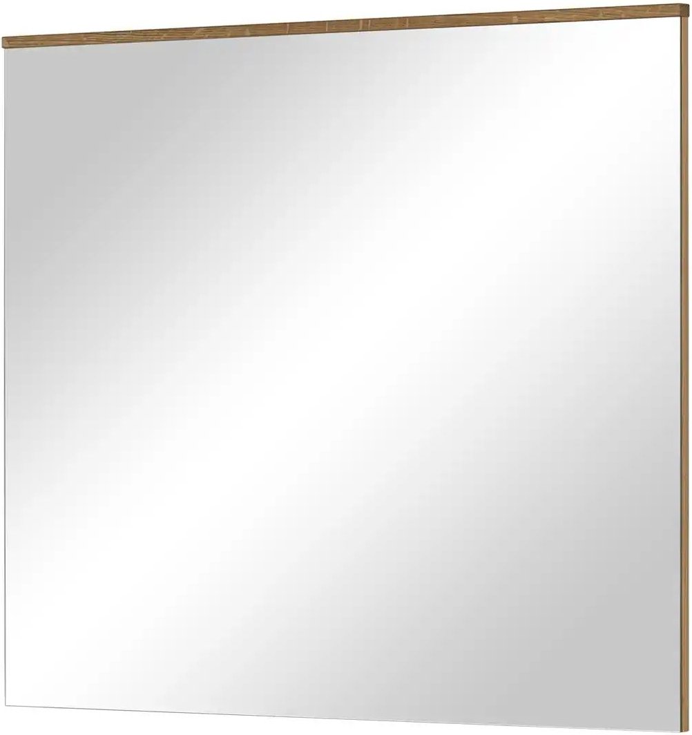 Wohnwert Spiegel 82 x 73 cm Valeo ¦ holzfarben ¦ Glas,Aluminium,Holzwerkstoff ¦ Maße (cm): B: 82 H: 73 T: 2.5 Garderoben...