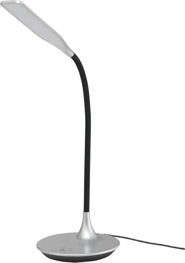 Paul Neuhaus LED-Schreibtischleuchte silberfarben ¦ silber ¦ Maße (cm): H: 42,6 Ø: 17 Lampen & Leuchten > Tischlampe...