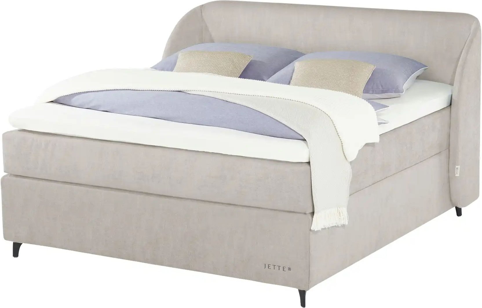 Jette Home Boxspringbett Jette Embrace ¦ beige ¦ Maße (cm): B: 218 H: 126,5 Betten > Boxspringbetten - Höffner