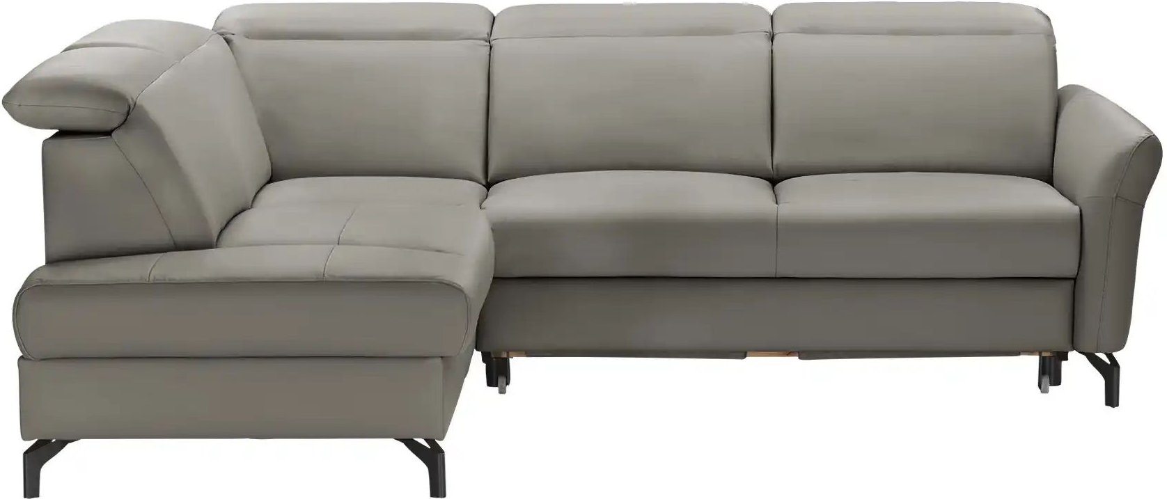 uno Ecksofa Basel ¦ grau ¦ Maße (cm): B: 243 H: 100 T: 200.0 Polstermöbel > Sofas > 3-Sitzer - Höffner
