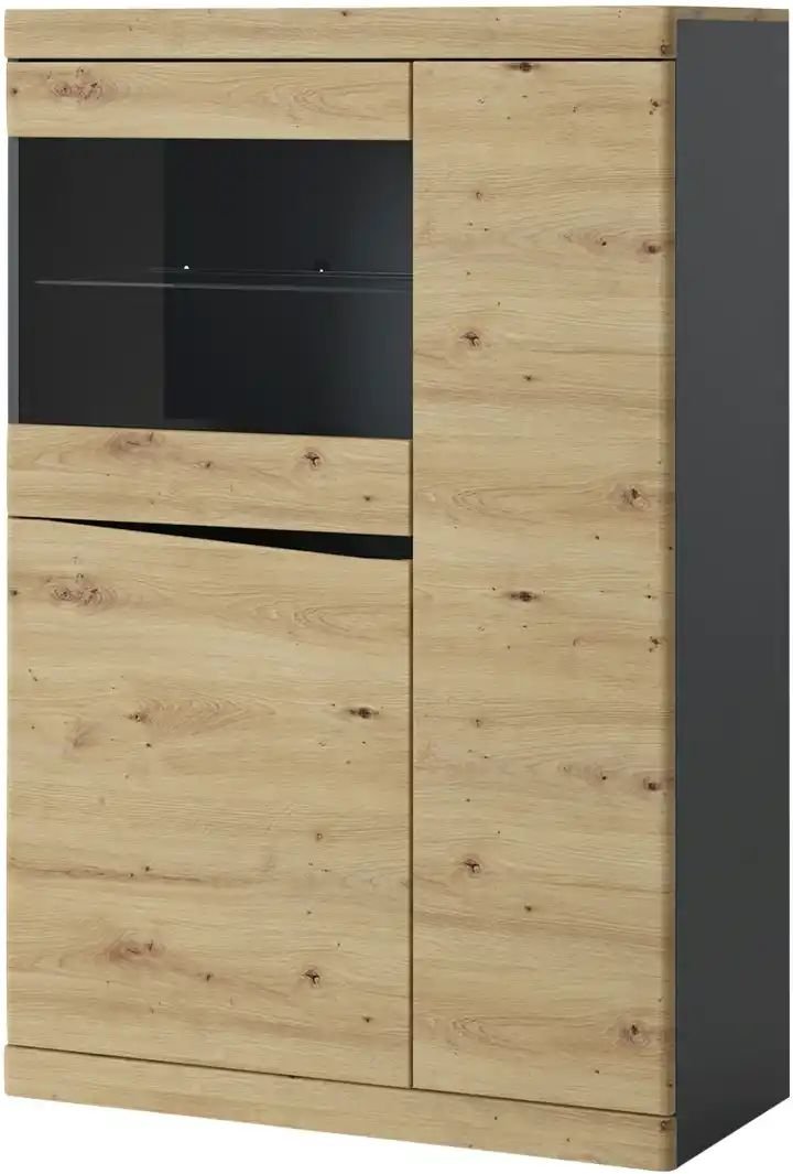 Highboard Turino Neo ¦ holzfarben ¦ Maße (cm): B: 86 H: 130,8 T: 39.9 Kommoden & Sideboards > Highboards - Höffner