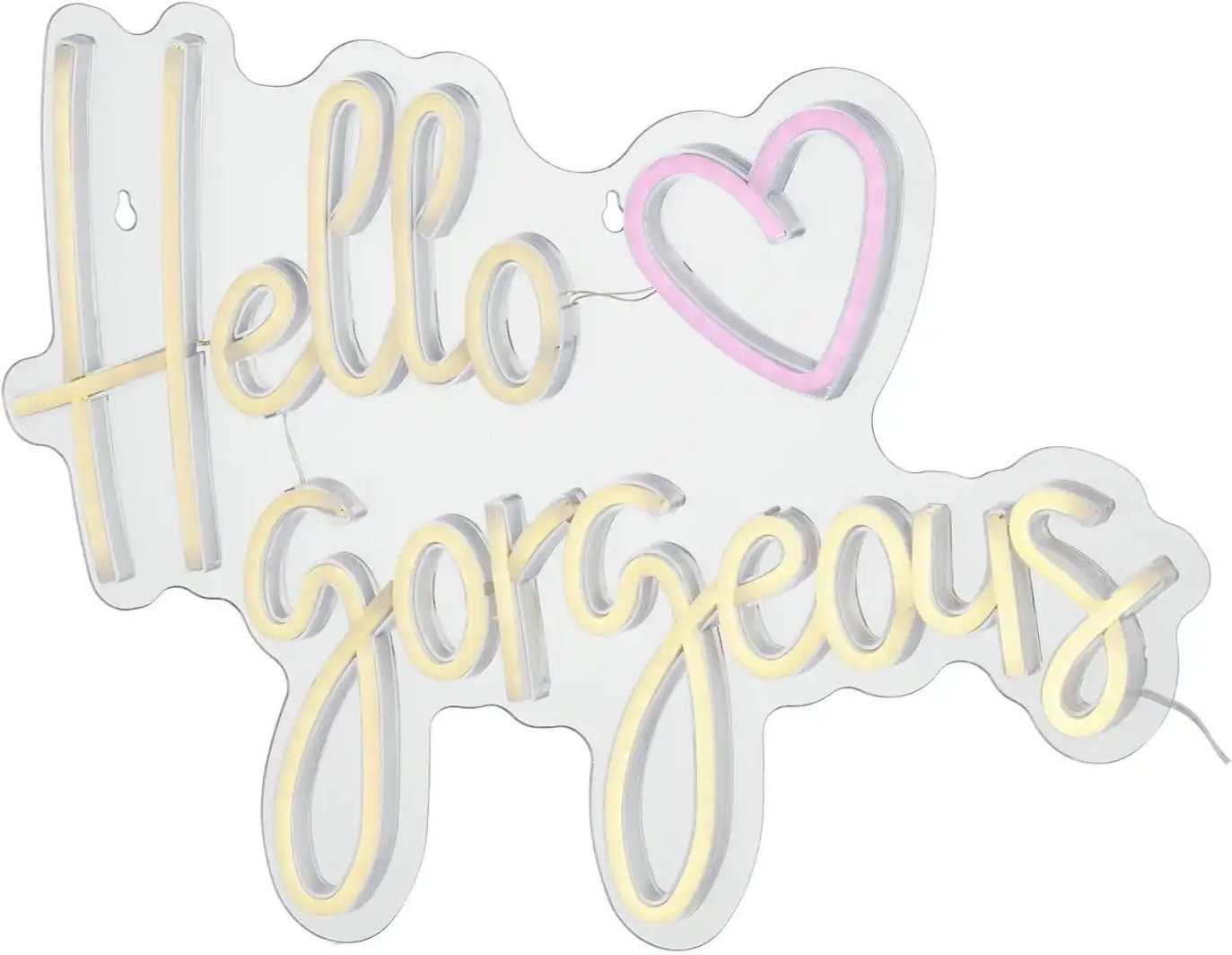 LED Neon Schild ¦ Kunststoff ¦ Maße (cm): B: 43 H: 31 T: 1.6 Accessoires > Bilder & Schilder - Höffner