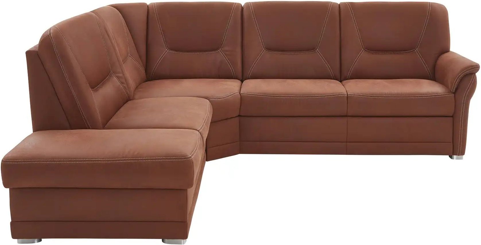 meinSofa Ecksofa aus Mikrofaser Edda ¦ braun ¦ Maße (cm): B: 253 H: 96 T: 238.0 Polstermöbel > Sofas > Ecksofas - Höffne...
