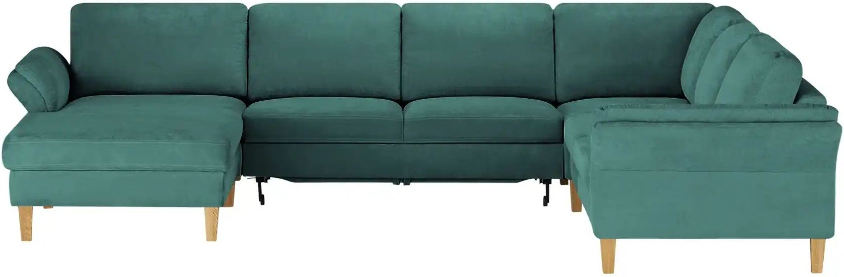 Max Schelling Wohnlandschaft Maximum ¦ türkis/petrol ¦ Maße (cm): B: 335 H: 86 T: 255.0 Polstermöbel > Sofas > Schlafso...