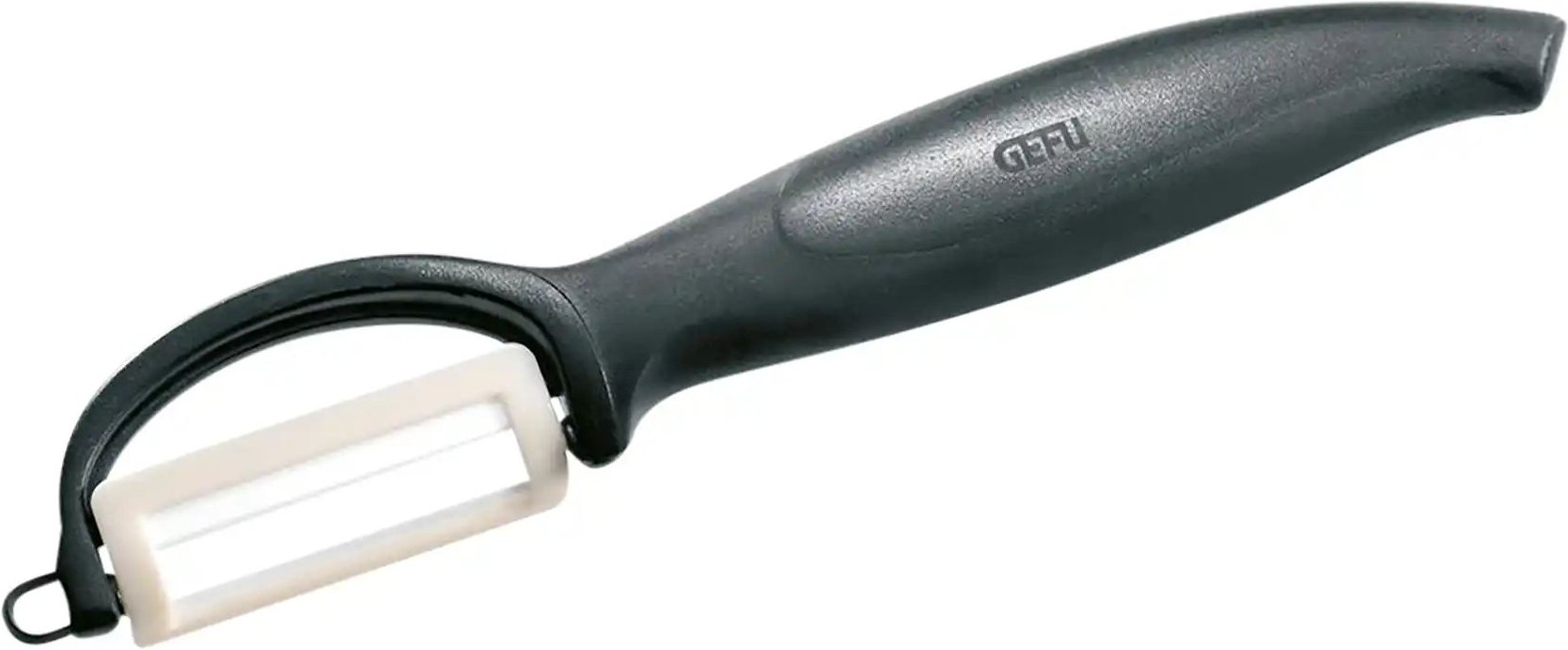 Gefu Sparschäler CERAMO ¦ schwarz ¦ Kunststoff,Keramik ¦ Maße (cm): B: 3,5 H: 2,1 Küchenzubehör & Helfer > Küchenhelfer...