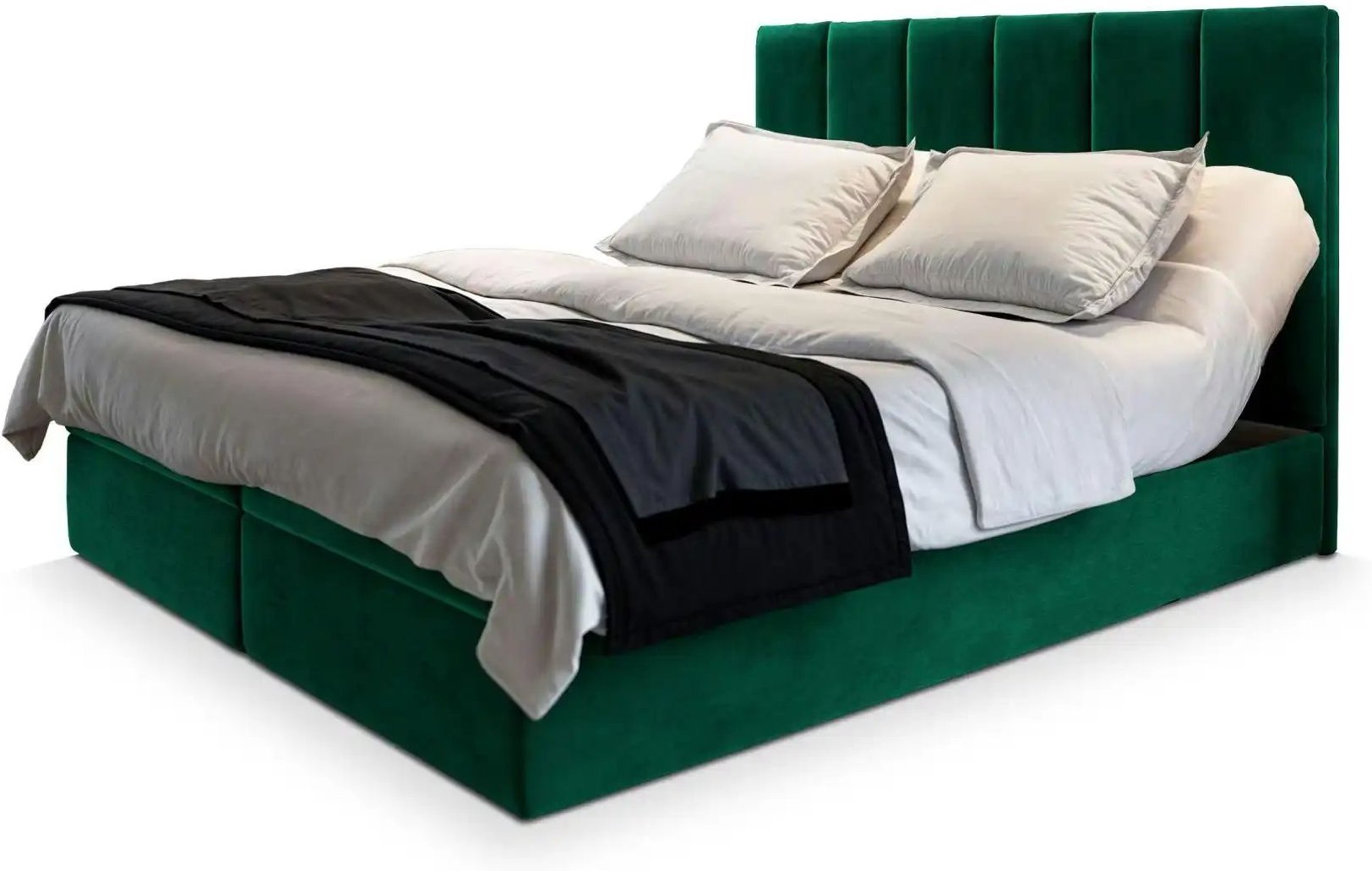 MASSENO Boxbett mit Bettkasten Barino ¦ grün ¦ Maße (cm): B: 180 H: 98 Betten > Polsterbetten - Höffner