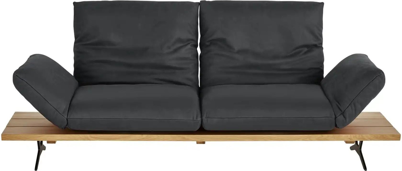 Thumbnail - KOINOR Ledersofa Marilyn ¦ schwarz ¦ Maße (cm): B: 232 H: 96 T: 90.0 Polstermöbel > Sofas > 2-Sitzer - Höffner