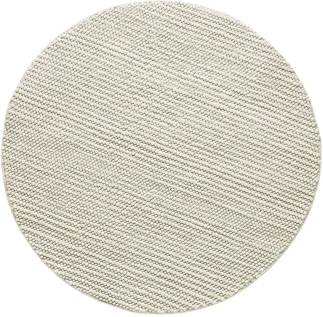 Handgewebter Naturteppich Ruhpolding ¦ creme ¦ Wolle Ø: 160 Teppiche > Naturteppiche - Höffner
