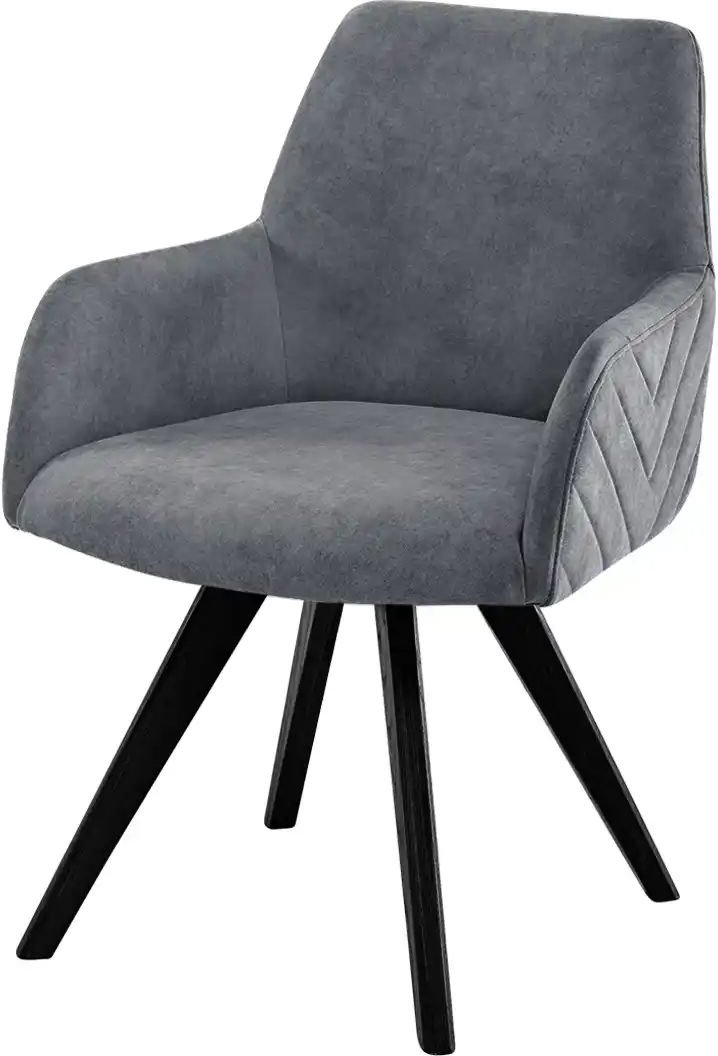 Woodford Esszimmerstuhl Delhi ¦ grau ¦ Maße (cm): B: 61 H: 88 T: 66.5 Stühle > Küchenstühle > Küchenstühle mit Armlehne...