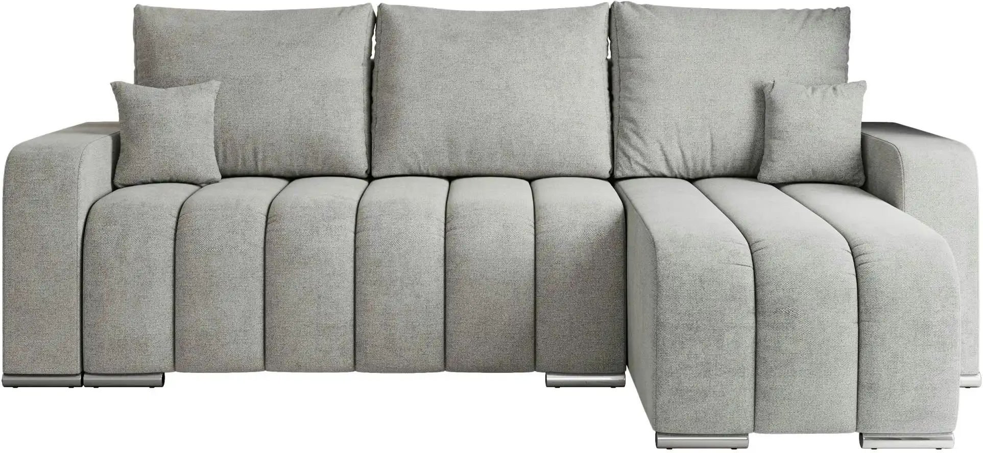 Ecksofa mit Schlaffunktion Kirasso ¦ grau ¦ Maße (cm): B: 245 H: 86 Polstermöbel > Sofas > Ecksofas - Höffner