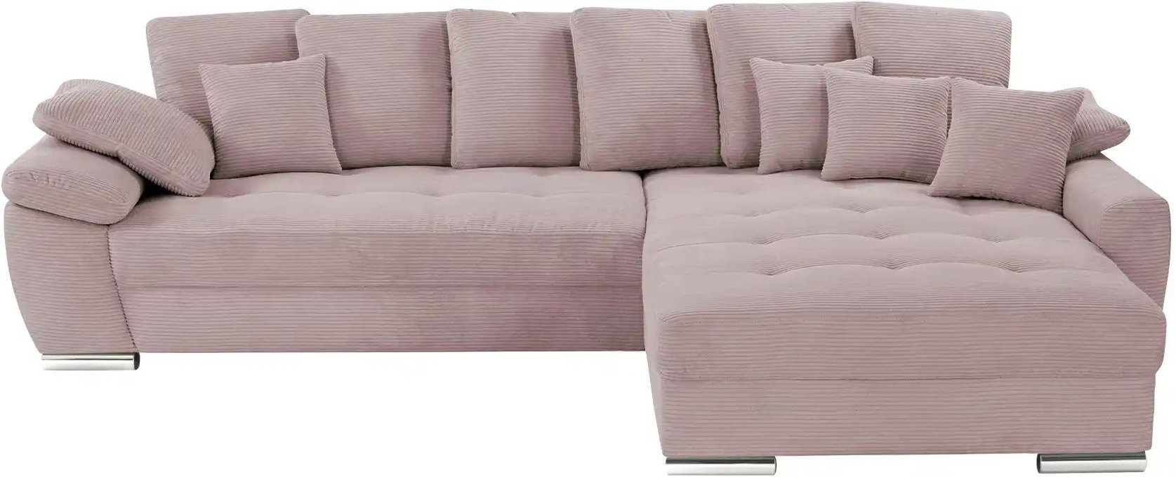 bobb Ecksofa Farina ¦ rosa/pink ¦ Maße (cm): B: 323 H: 92 T: 222.0 Polstermöbel > Sofas > Ecksofas - Höffner