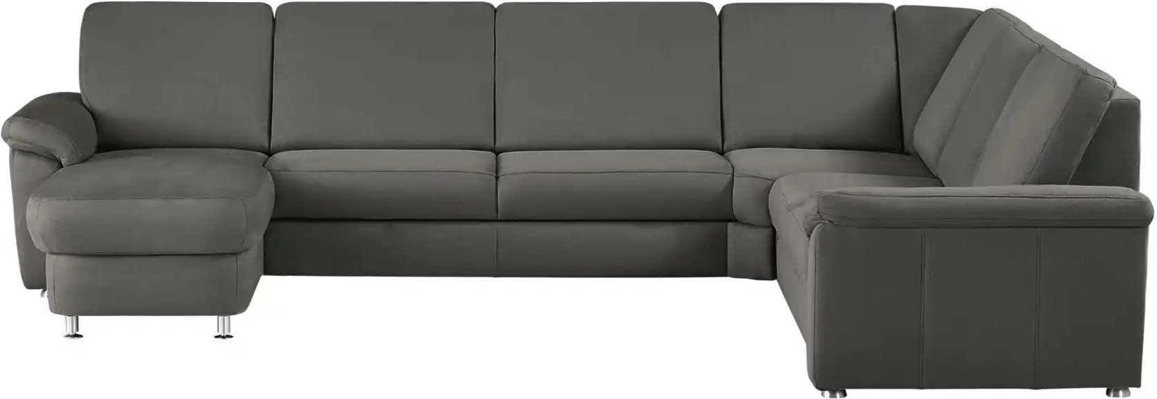 Thumbnail - meinSofa Wohnlandschaft Mikrofaser Rita ¦ grau ¦ Maße (cm): B: 330 H: 91 T: 240.0 Polstermöbel > Sofas > Wohnlandschafte...