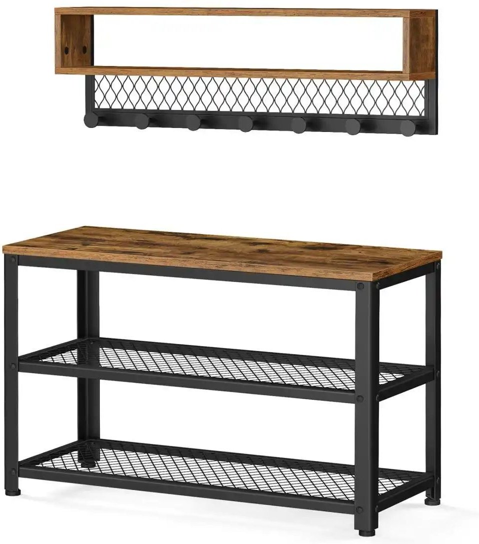 Schuhregal ¦ braun ¦ Maße (cm): B: 73 H: 45,5 Regale > Schuhregale - Höffner