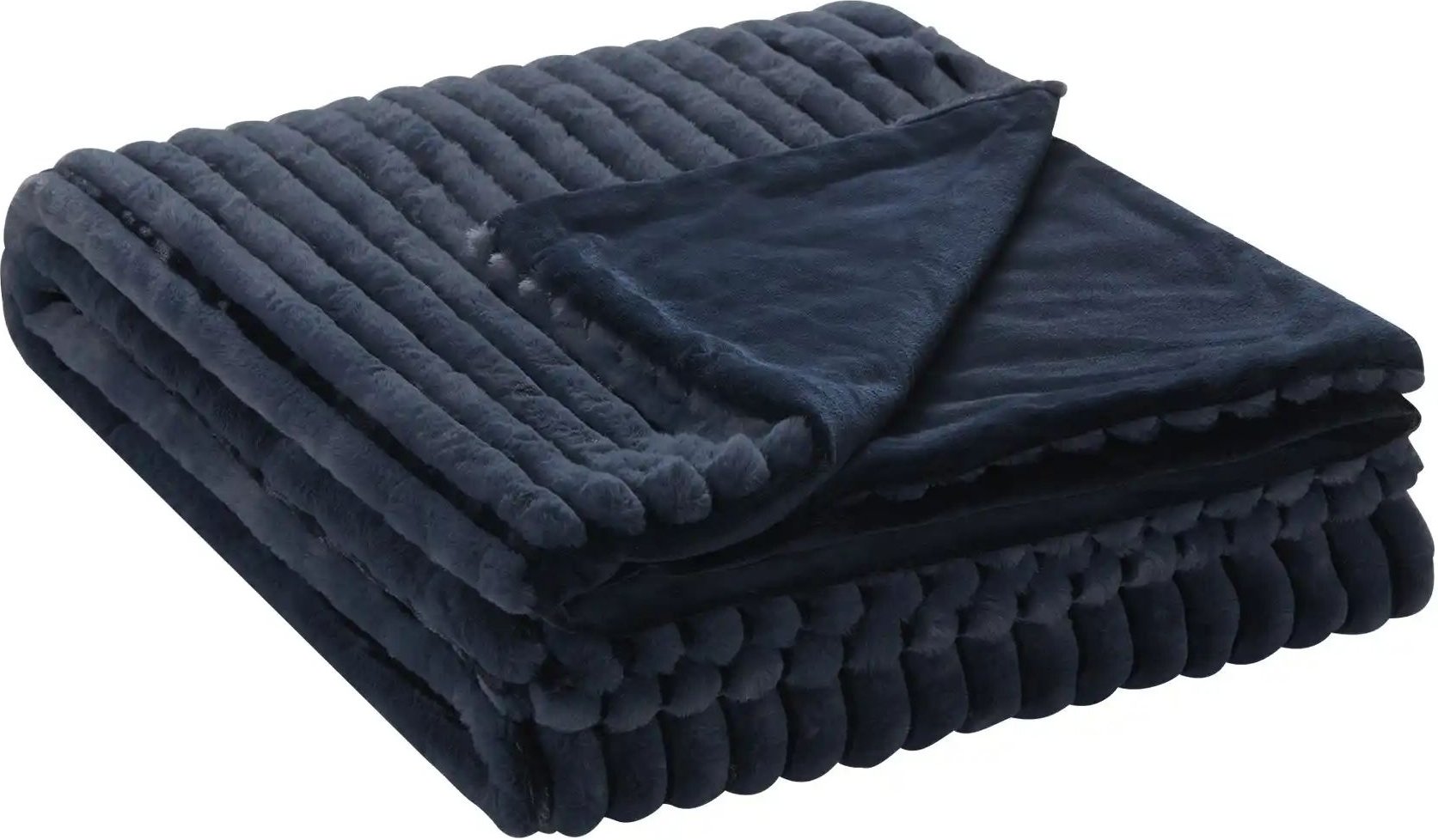 como Felldecke ¦ blau ¦ Synthetik ¦ Maße (cm): B: 150 Dekokissen & Decken > Kuscheldecken & Wohndecken - Höffner