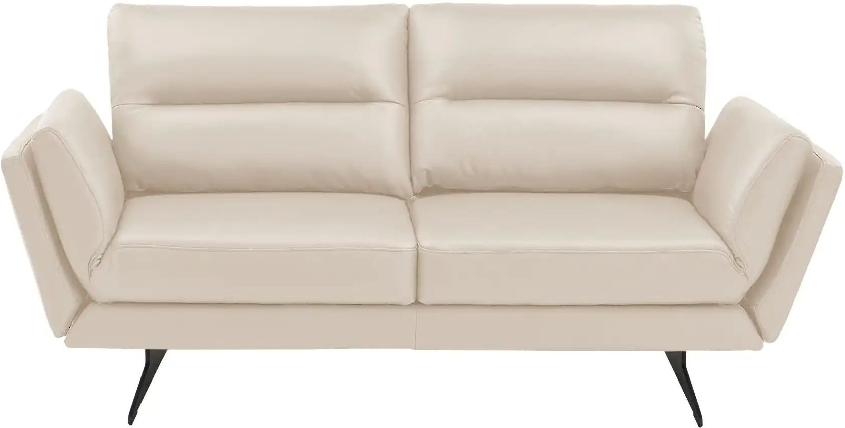 Max Schelling Einzelsofa Ledersofa Sentence Premium ¦ creme ¦ Maße (cm): B: 238 H: 105 T: 138.0 Polstermöbel > Sofas > 2...