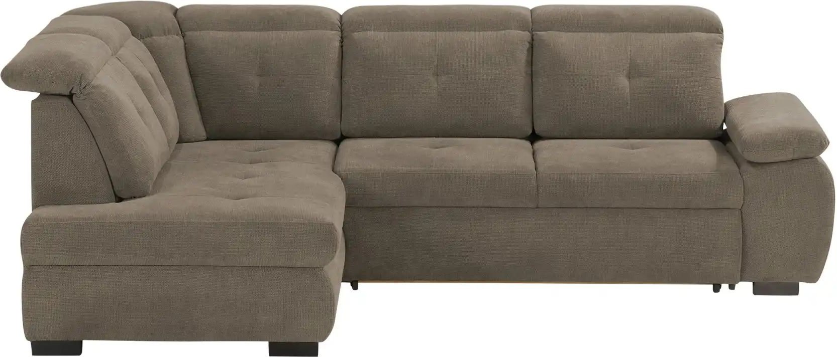smart Ecksofa mit Kopfteilverstellung Tamara ¦ braun ¦ Maße (cm): H: 90 Polstermöbel > Sofas > 3-Sitzer - Höffner