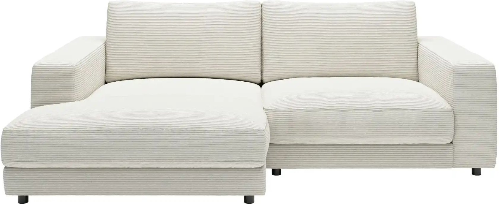 Jette Home Ecksofa in Cord Sila ¦ weiß ¦ Maße (cm): B: 250 H: 85 T: 170.0 Polstermöbel > Sofas > Ecksofas - Höffner