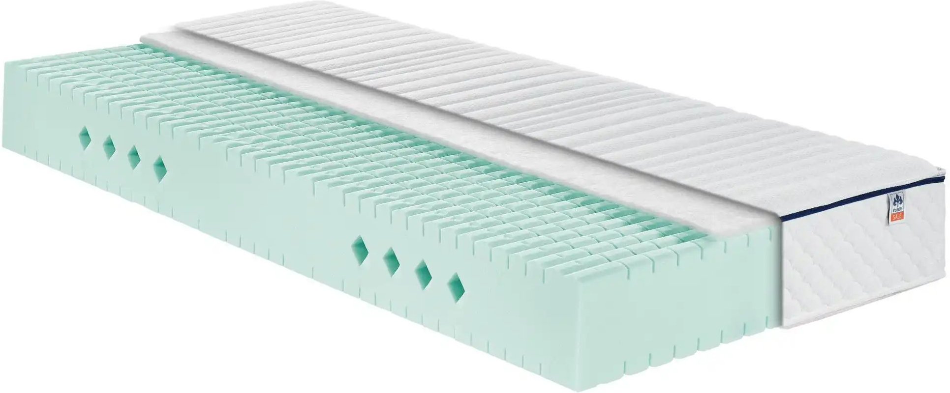 IRISETTE 7-Zonen-Kaltschaumkernmatratze ¦ weiß ¦ Maße (cm): B: 180 H: 22 Matratzen & Zubehör > Matratzen-Arten > Kalts...