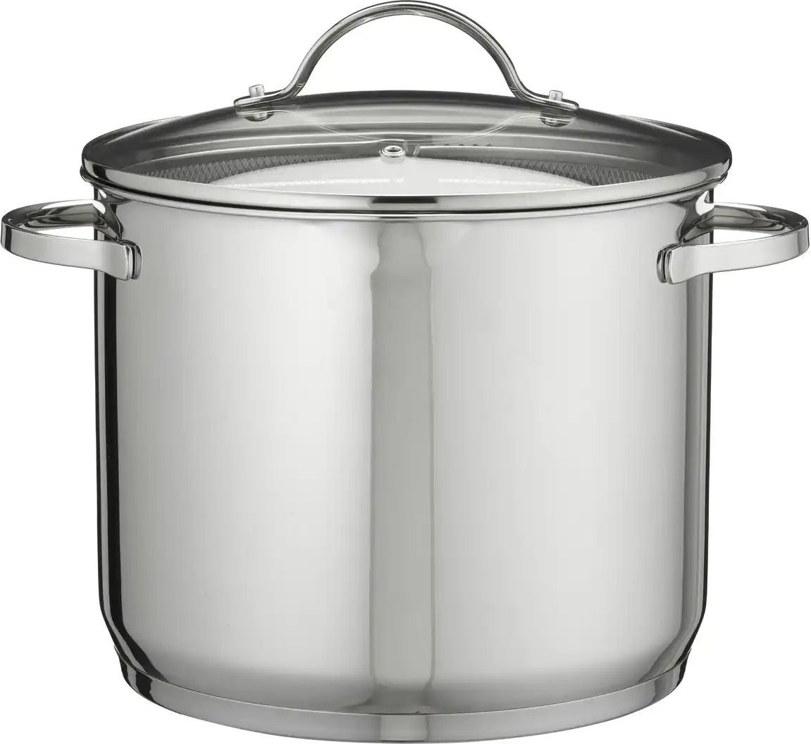 KHG Spargel- und Pastatopf Gina ¦ silber ¦ Edelstahl,Aluminium ¦ Maße (cm): H: 20 Ø: 24 Töpfe & Pfannen & Zubehör > Tö...