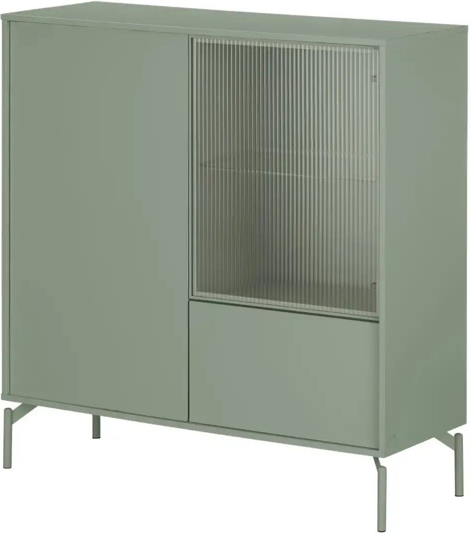 Love it Highboard Flumeri ¦ grün ¦ Maße (cm): B: 113,5 H: 118 T: 43.0 Kommoden & Sideboards > Highboards - Höffner