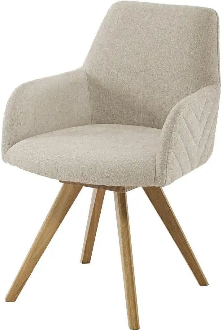 Woodford Esszimmerstuhl Delhi ¦ beige ¦ Maße (cm): B: 61 H: 88 T: 66.5 Stühle > Küchenstühle > Küchenstühle mit Armlehn...