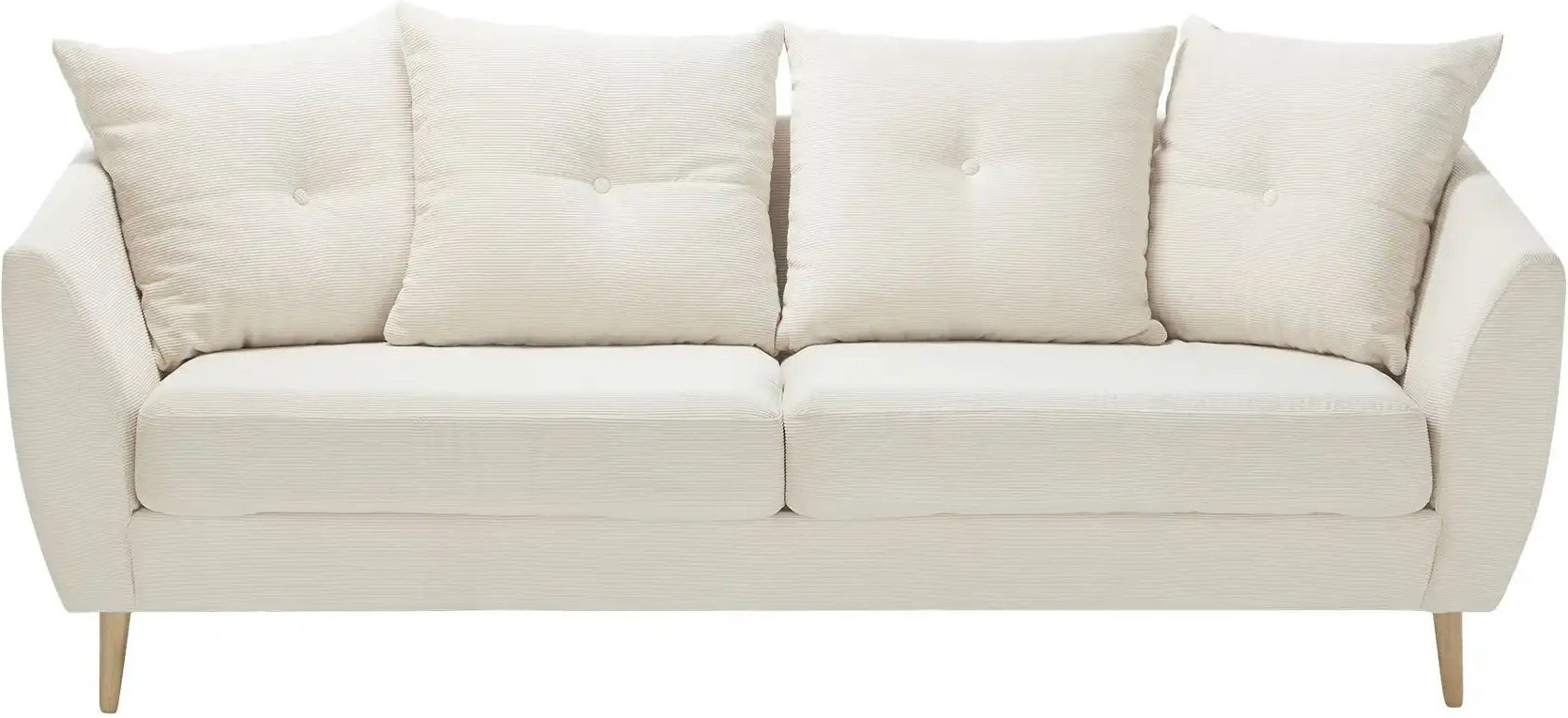 Sofa Flash ¦ beige ¦ Maße (cm): B: 211 H: 83 T: 92.0 Polstermöbel > Sofas > 3-Sitzer - Höffner