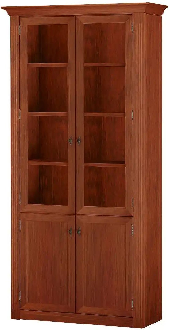 maison bleue Vitrine Petit Chalet ¦ braun ¦ Maße (cm): B: 113 H: 226 T: 44.0 Schränke > Vitrinen - Höffner