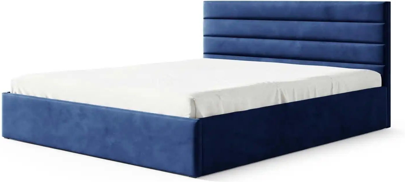 Polsterbett mit Bettkasten Bella ¦ blau ¦ Maße (cm): B: 99 H: 85 Betten > Polsterbetten - Höffner