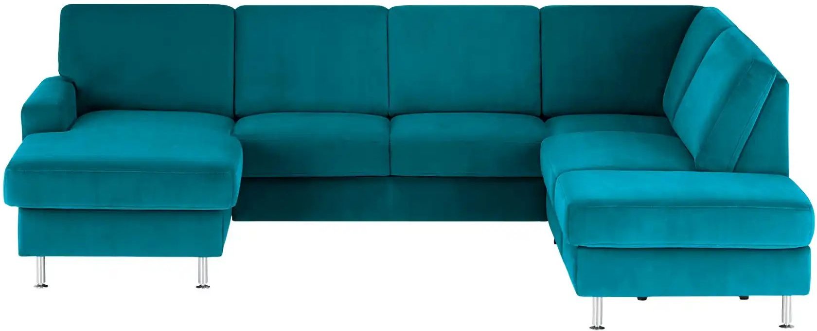 meinSofa Wohnlandschaft Mit verschiedenen Funktionen verfügbar Jana ¦ türkis/petrol ¦ Maße (cm): B: 309 H: 87 T: 235.0 P...