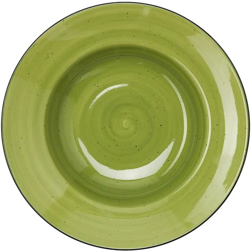 Peill+Putzler Pastateller Genua ¦ grün ¦ Porzellan ¦ Maße (cm): H: 6,4 Ø: 30 Geschirr > Einzelgeschirrteile - Höffner