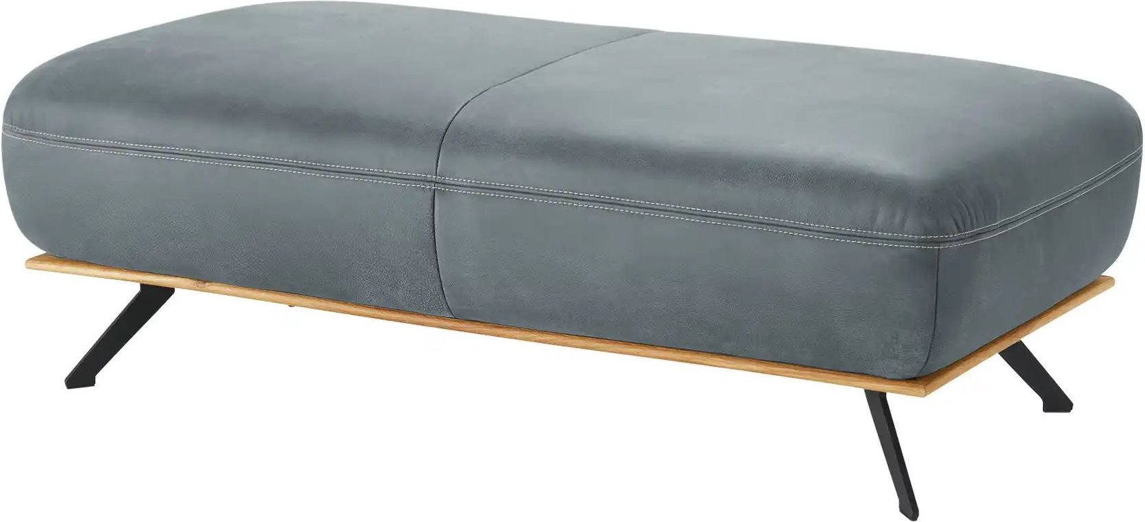meinSofa Hocker Fiona ¦ blau ¦ Maße (cm): B: 135 H: 43 T: 70.0 Polstermöbel > Hocker - Höffner