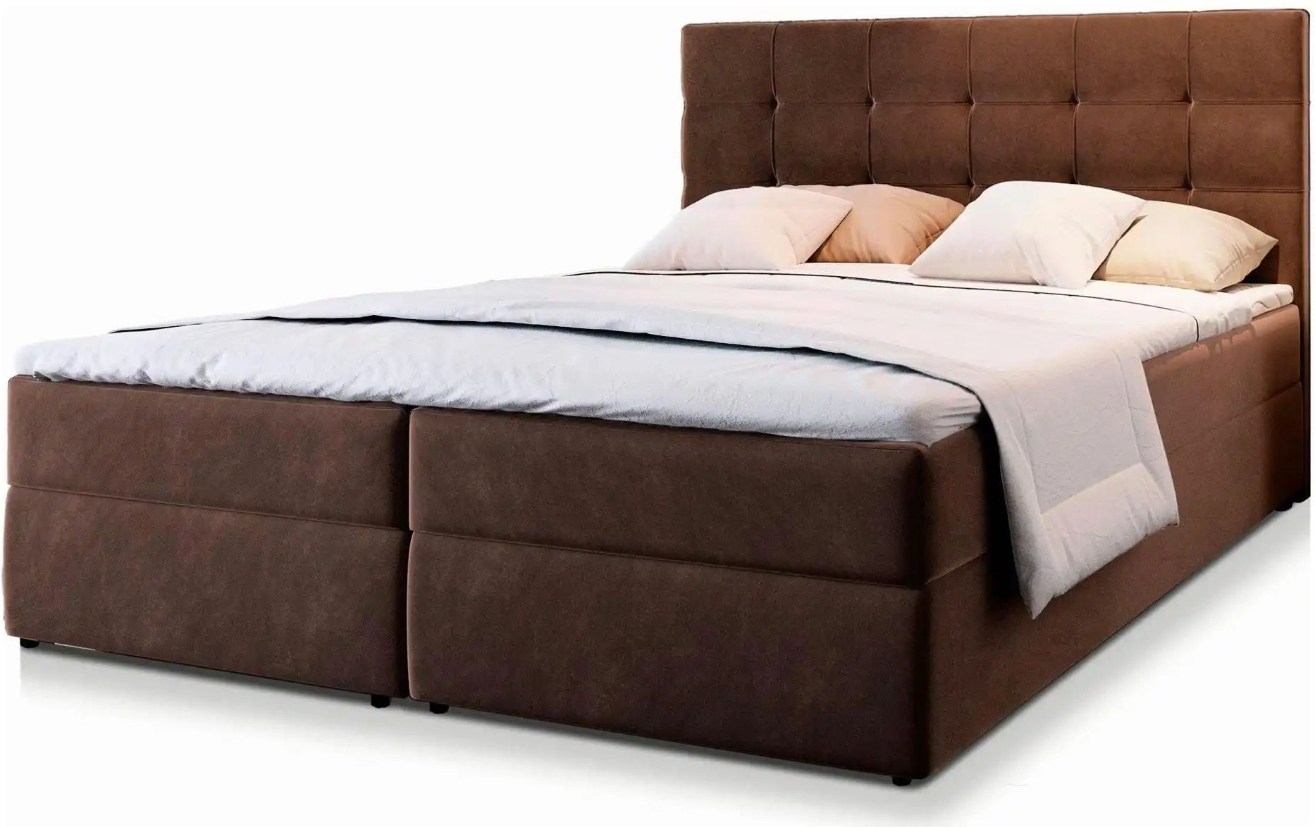 MASSENO Boxbett mit Bettkasten Glos ¦ braun ¦ Maße (cm): B: 140 H: 98 Betten > Polsterbetten - Höffner