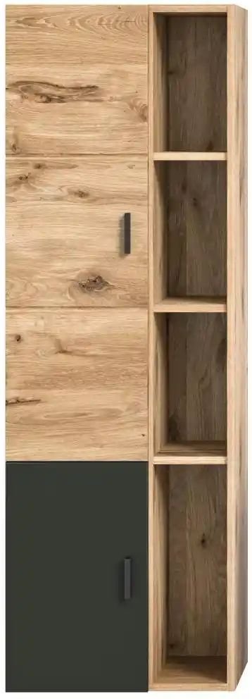 Midischrank Grabowsee ¦ holzfarben ¦ Maße (cm): B: 48 H: 144 T: 35.0 Schränke > Badschränke > Bad-Midischränke - Höffne...