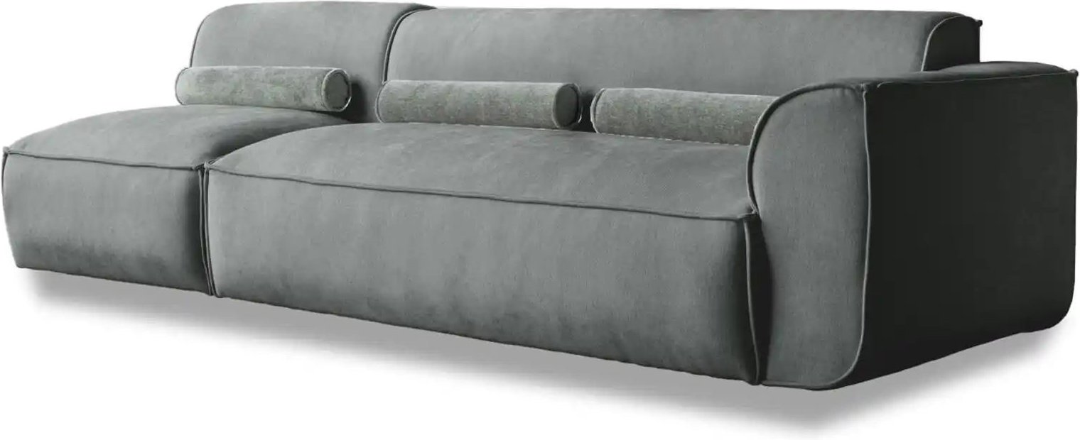 Miuform Einzelsofa modular Flex Felix ¦ grün ¦ Maße (cm): B: 248 H: 70 Polstermöbel > Sofas > 3-Sitzer - Höffner