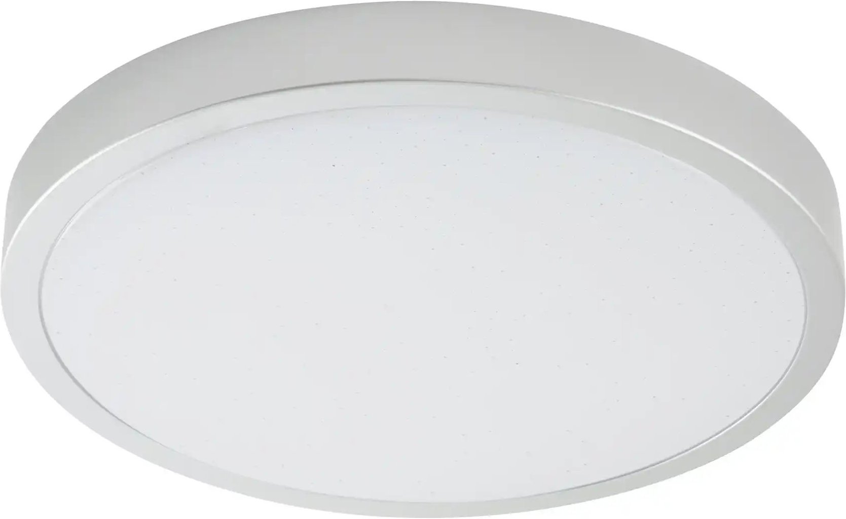 KHG LED-Deckenleuchte silber mit Sterneneffekt ¦ silber ¦ Maße (cm): H: 5 Ø: 38 Lampen & Leuchten > Deckenleuchten -...