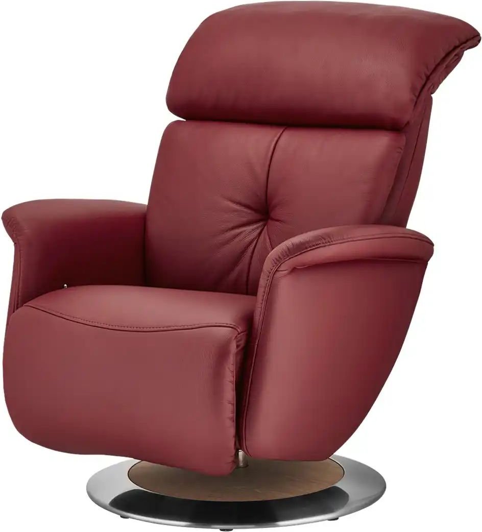 himolla Funktionssessel Leder 7708 ¦ rot ¦ Maße (cm): B: 79 H: 97 T: 99.0 Polstermöbel > Sessel > Fernsehsessel - Höffne...