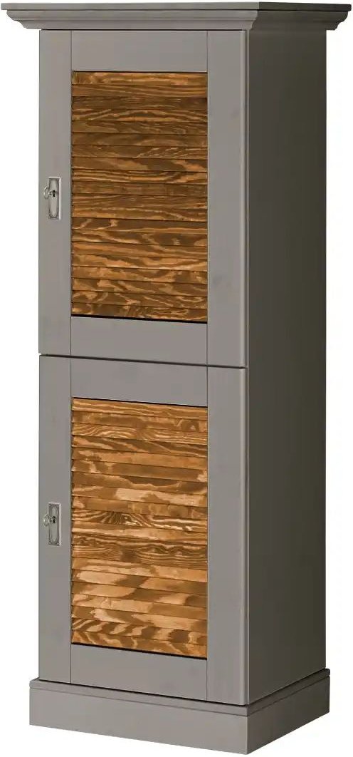 maison bleue Kommode Fancy ¦ grau ¦ Maße (cm): B: 65,7 H: 163,5 T: 48.0 Kommoden & Sideboards > Highboards - Höffner
