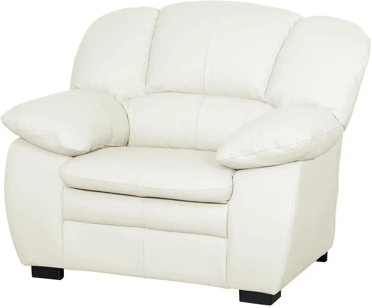 uno Ledersessel Casino ¦ weiß ¦ Maße (cm): B: 109 H: 88 T: 92.0 Polstermöbel > Sessel > Fernsehsessel - Höffner