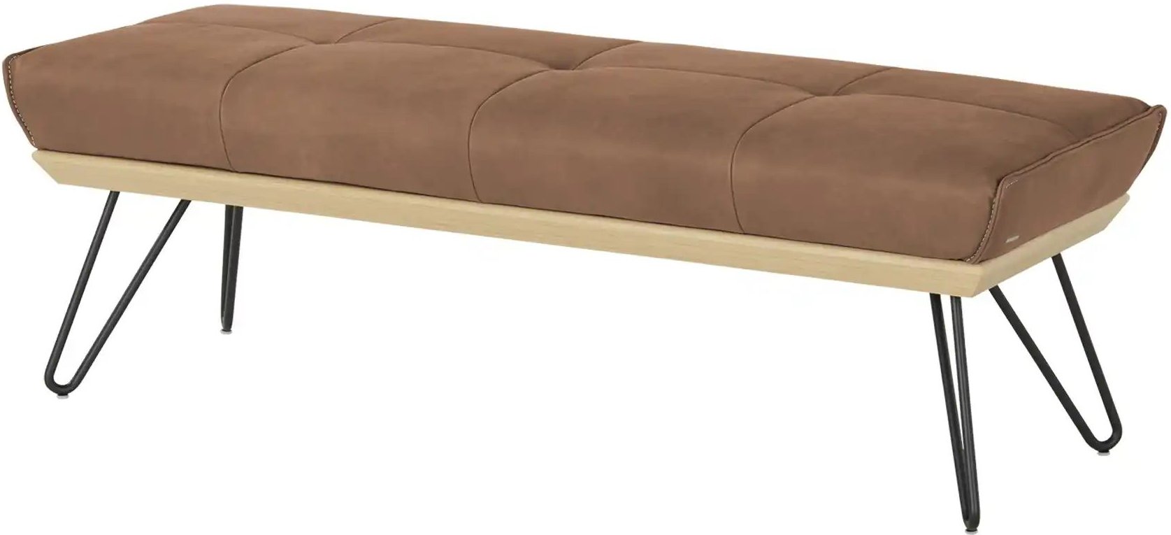 KOINOR Hockerbank Leder Dining System 4 ¦ braun ¦ Maße (cm): B: 190 H: 49 T: 54.0 Bänke > Einzelbänke - Höffner