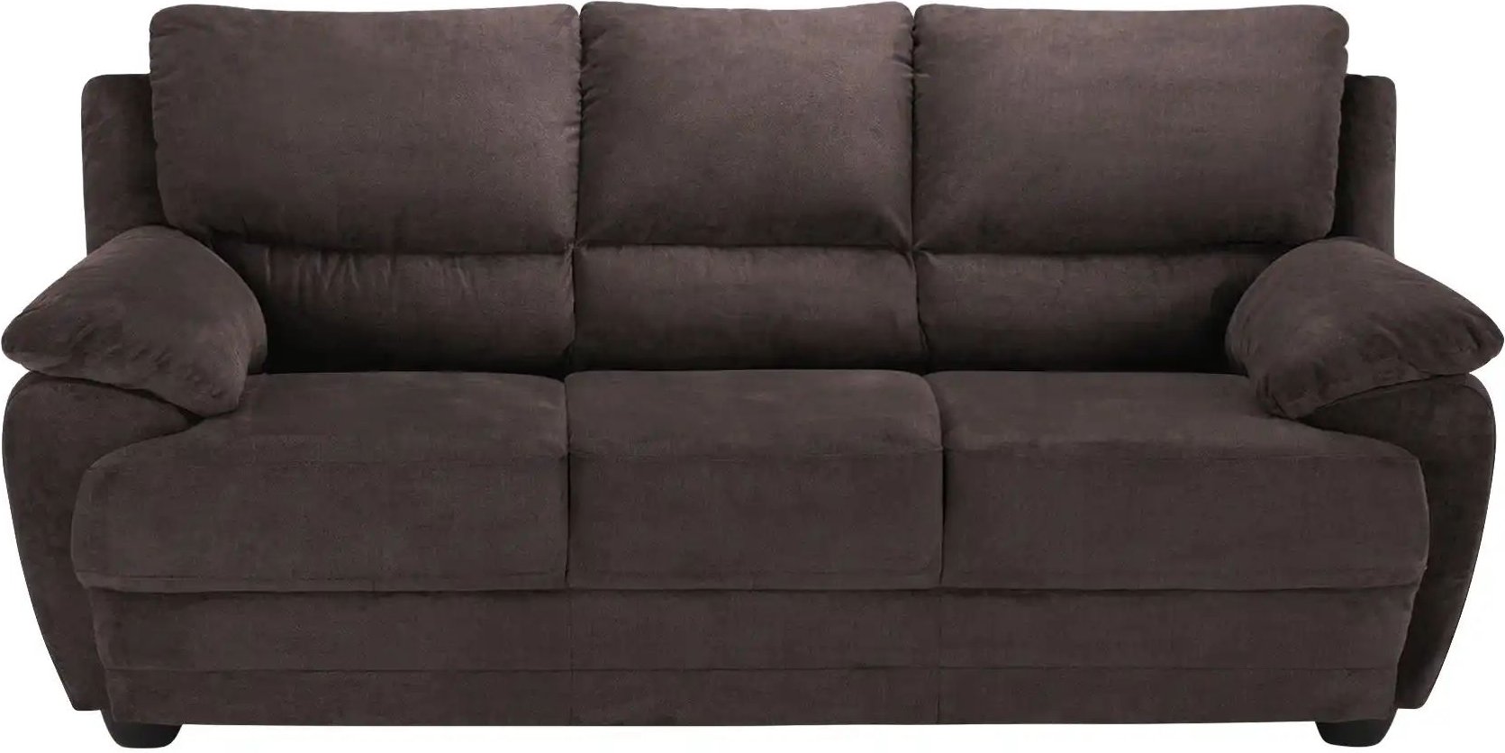 uno Sofa 3-sitzig aus Mikrofaser Nebolo ¦ braun ¦ Maße (cm): B: 209 H: 97 T: 100.0 Polstermöbel > Sofas > 3-Sitzer - Höf...