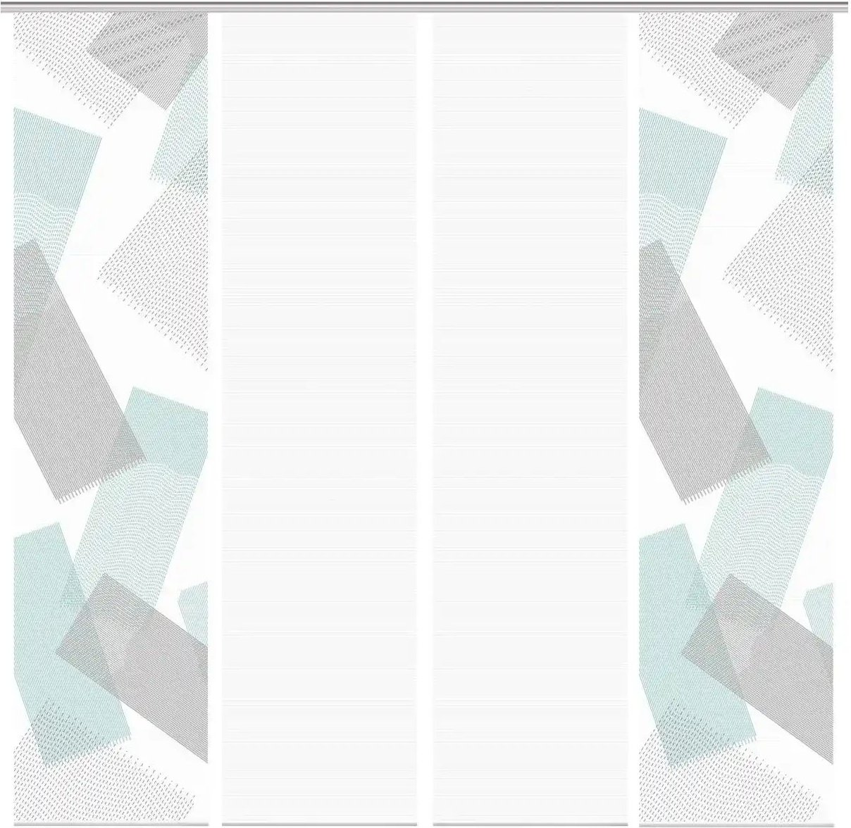 Thumbnail - VISION S Schiebevorhang ¦ grün ¦ Synthetik ¦ Maße (cm): B: 60 H: 260 Gardinen & Rollos > Gardinen & Vorhänge > Schiebe...