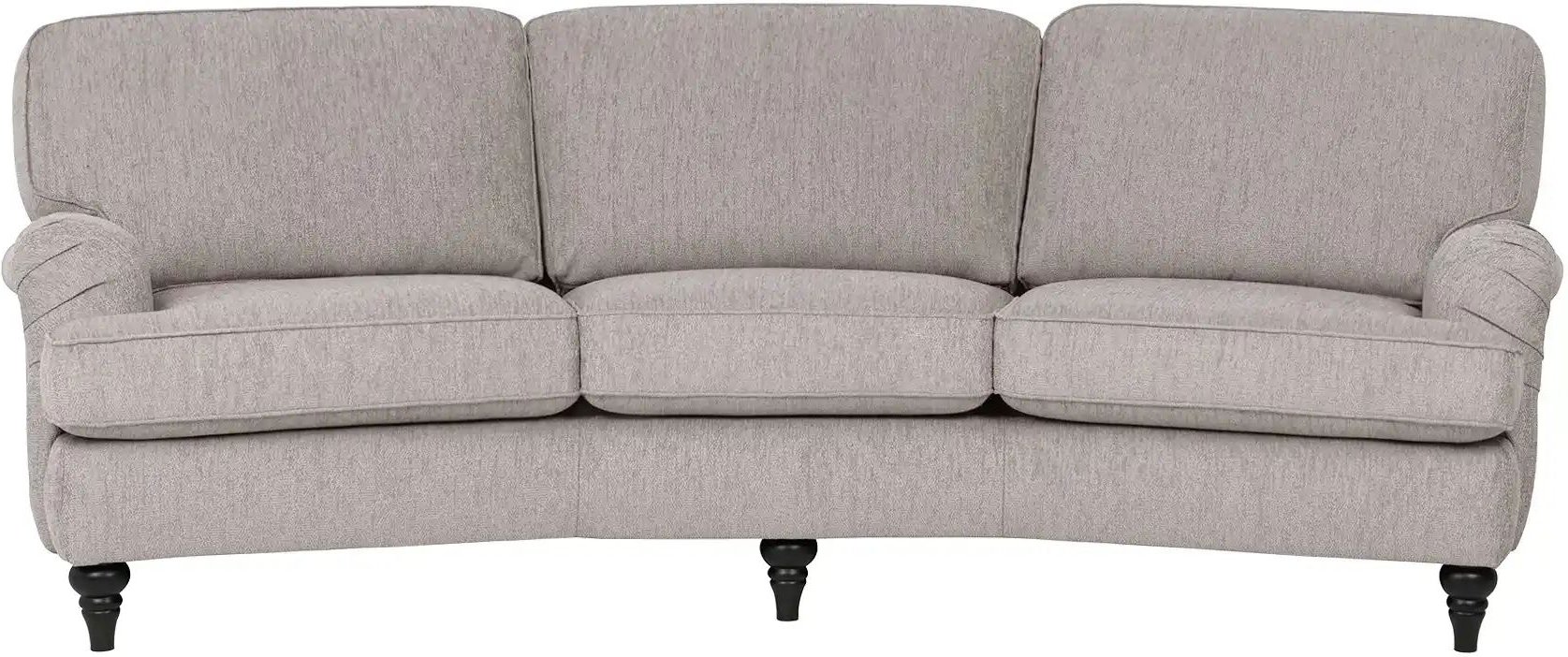 SOHO Sofa Birmingham ¦ grau ¦ Maße (cm): B: 253 H: 85 T: 120.0 Polstermöbel > Sofas > 3-Sitzer - Höffner