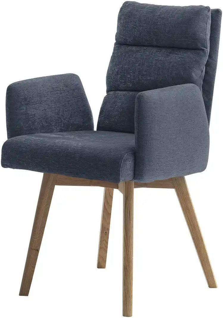 Thumbnail - Woodford Armlehnstuhl Kalama ¦ blau ¦ Maße (cm): B: 61 H: 92 T: 65.0 Stühle > Esszimmerstühle > Esszimmerstühle mit Arm...