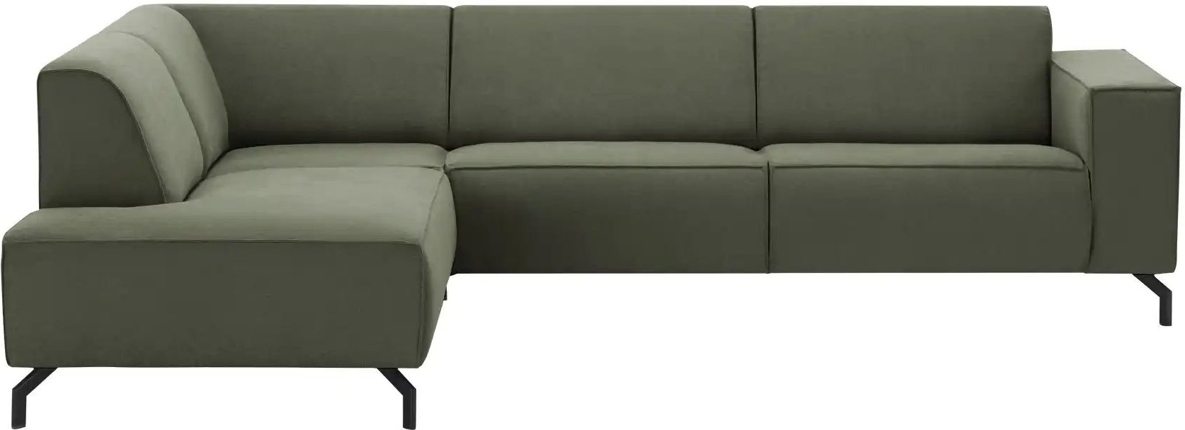 SOHO Ecksofa Brenda ¦ grün ¦ Maße (cm): B: 275 H: 77 T: 210.0 Polstermöbel > Sofas > 3-Sitzer - Höffner