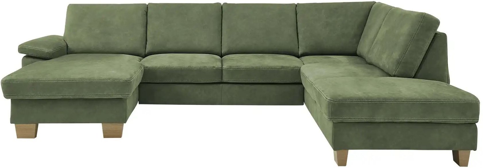meinSofa Wohnlandschaft Samu ¦ grün ¦ Maße (cm): B: 316 H: 90 T: 235.0 Polstermöbel > Sofas > Wohnlandschaften - Höffne...