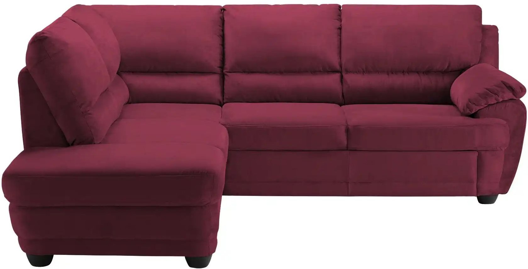 uno Ecksofa Nebolo ¦ rot ¦ Maße (cm): B: 245 H: 97 T: 222.0 Polstermöbel > Sofas > 3-Sitzer - Höffner