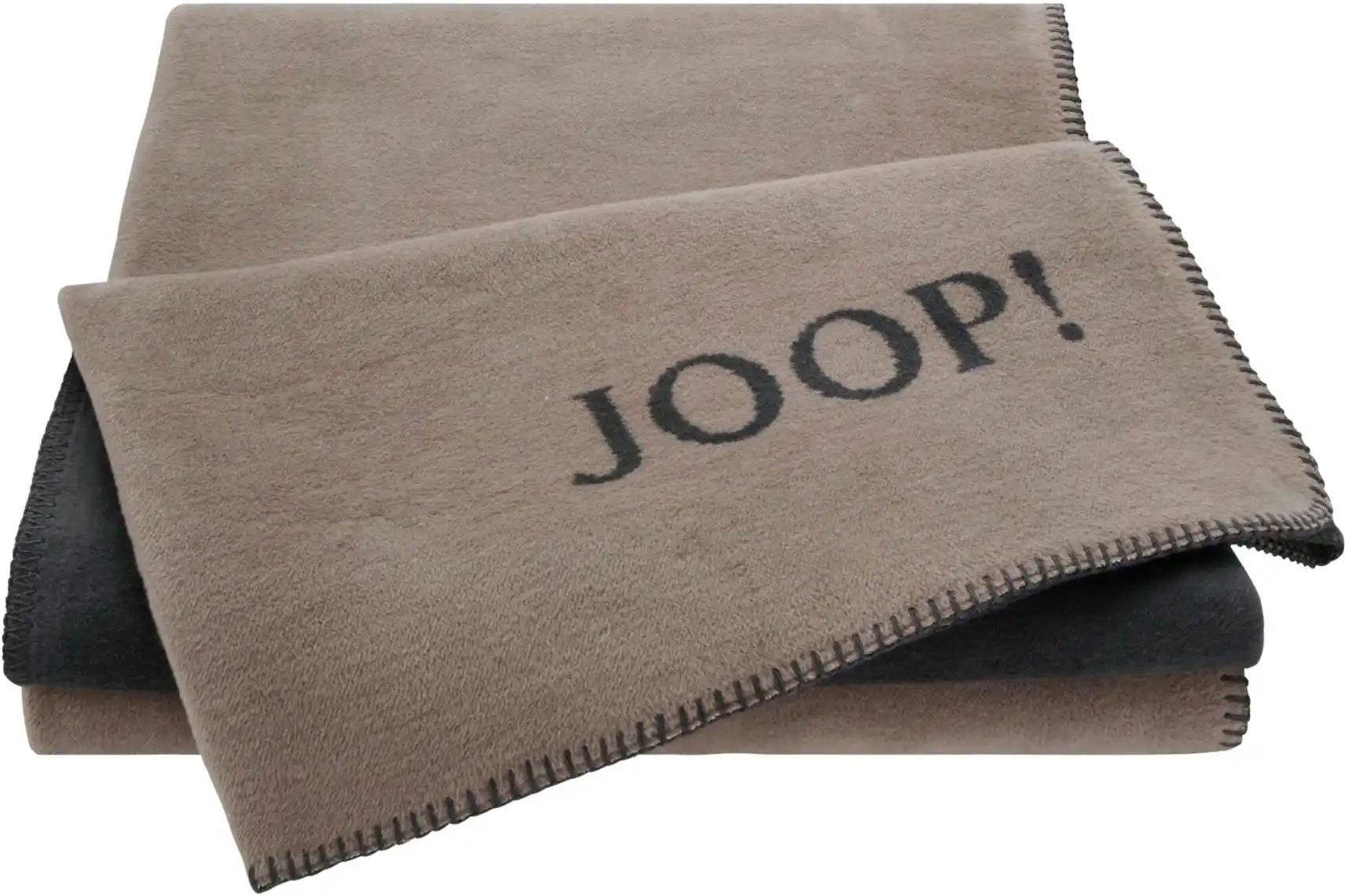 JOOP! Wohndecke Uni Doubleface ¦ beige ¦ Baumwollmischgewebe ¦ Maße (cm): B: 150 H: 1 Dekokissen & Decken > Kuscheldec...