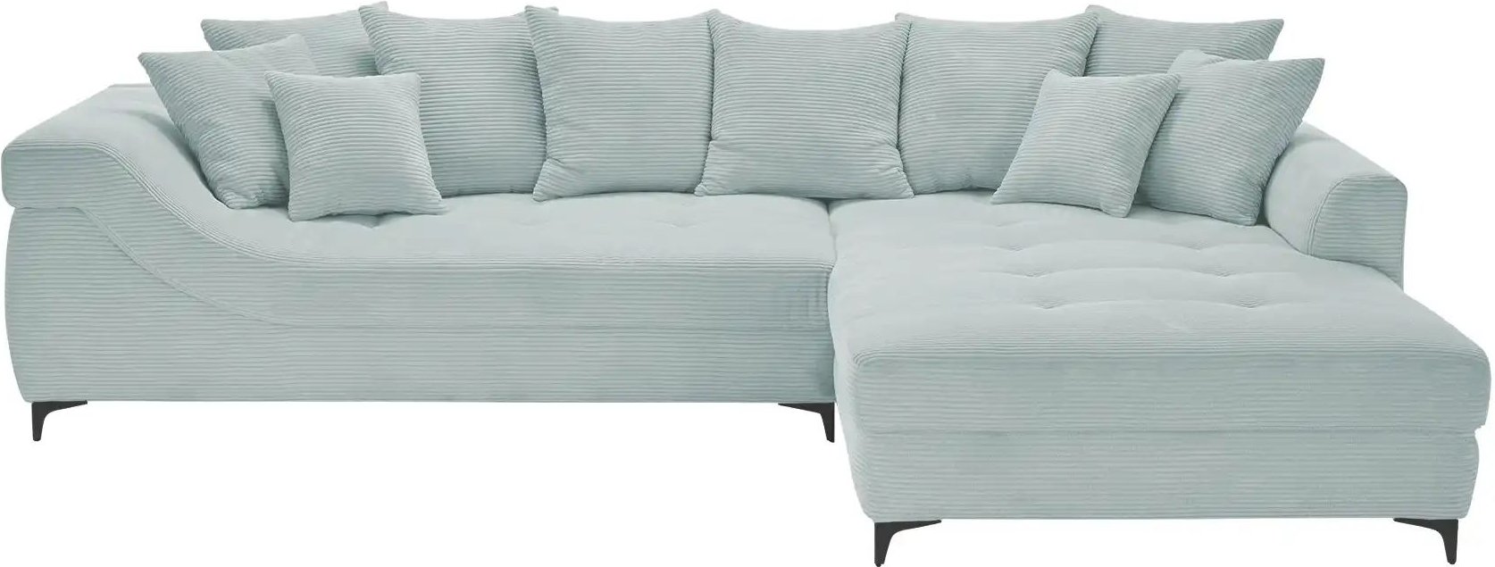 bobb Ecksofa  Jonna ¦ grün ¦ Maße (cm): B: 317 H: 93 T: 226.0 Polstermöbel > Sofas > Ecksofas - Höffner