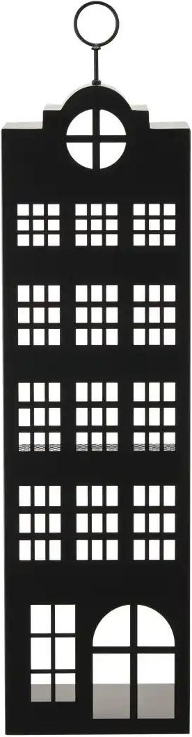 HOME STORY Laterne Haus ¦ schwarz ¦ Metall ¦ Maße (cm): B: 20 H: 70 T: 20.0 Accessoires > Kerzen & Kerzenständer - Höf...