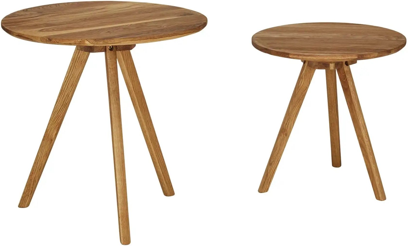 Couchtische 2er-Set Rotonda ¦ holzfarben ¦ Maße (cm): H: 50,5 Ø: 50 Tische > Couchtische > Couchtische rund - Höffner